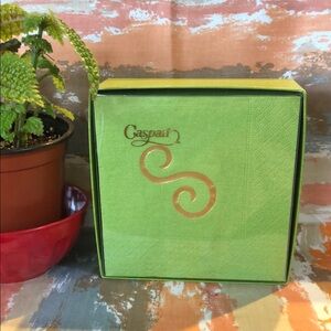 Caspari Green Napkins